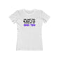 You can't tell me what to do... | Women's Fitted Tee