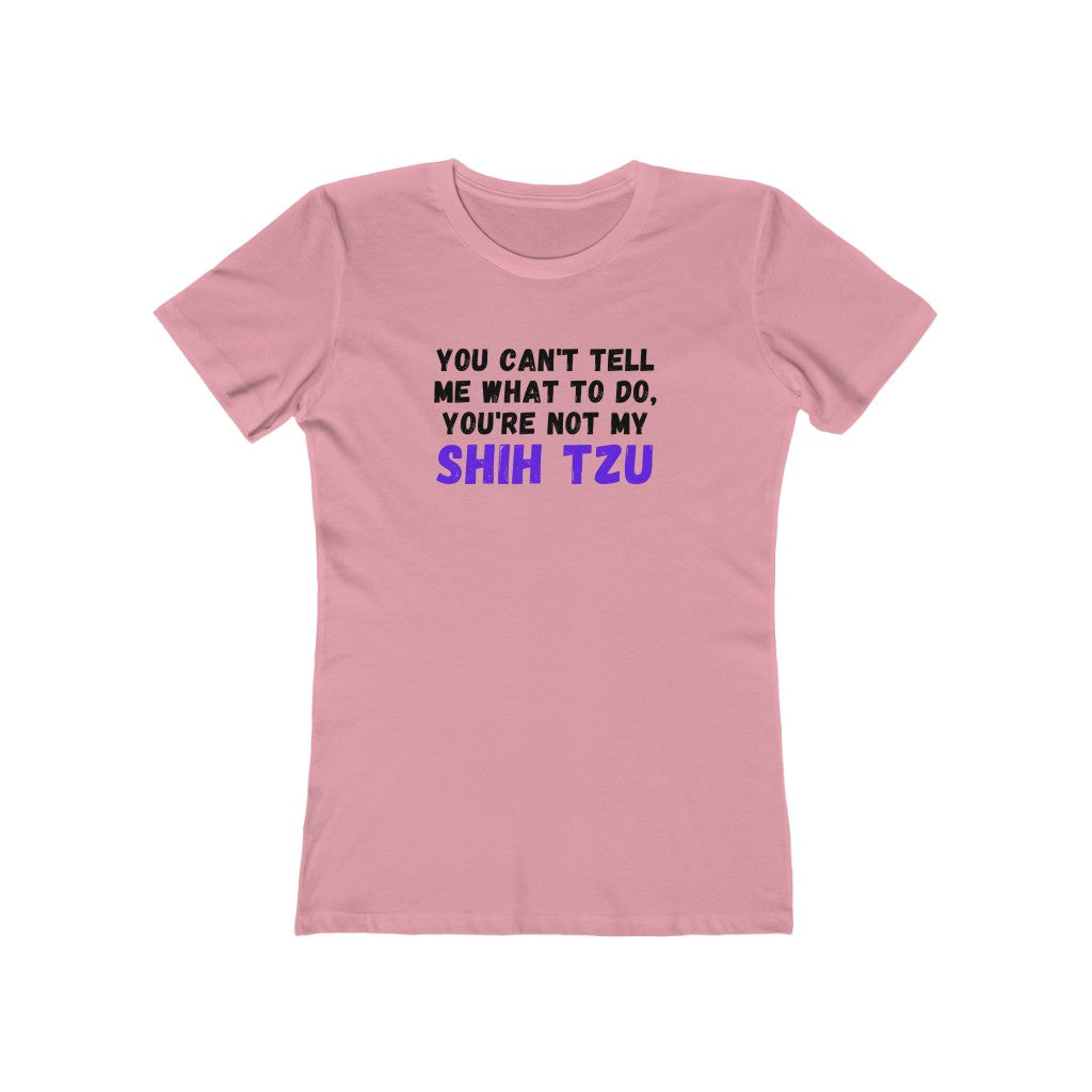 You can't tell me what to do... | Women's Fitted Tee