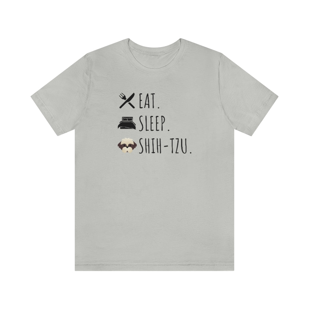 Eat. Sleep. Shih Tzu. | Unisex Relaxed Fit Tee