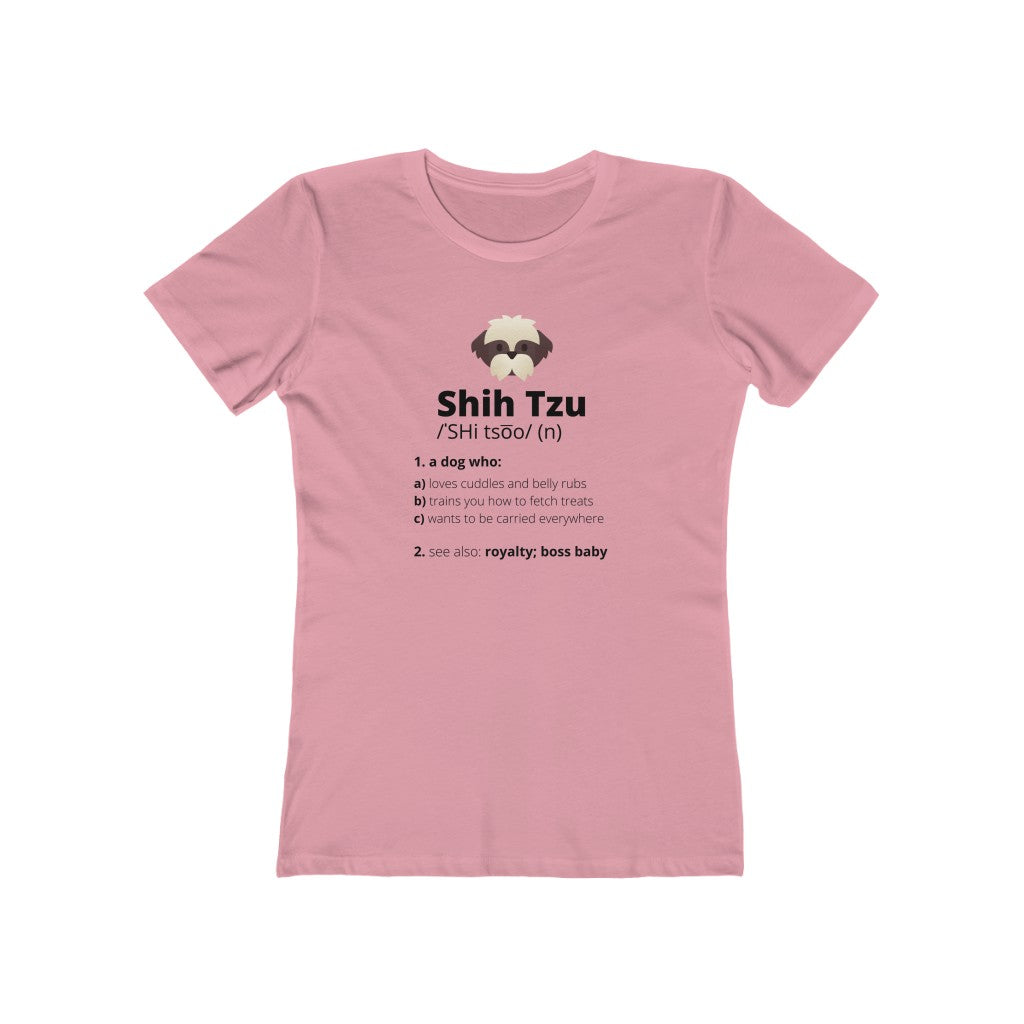 Shih Tzu Dictionary | Women's Fitted Tee