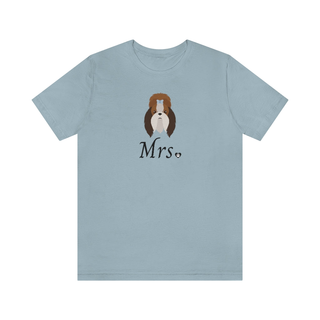 Mrs Shih Tzu Wedding | Unisex Relaxed Fit Tee