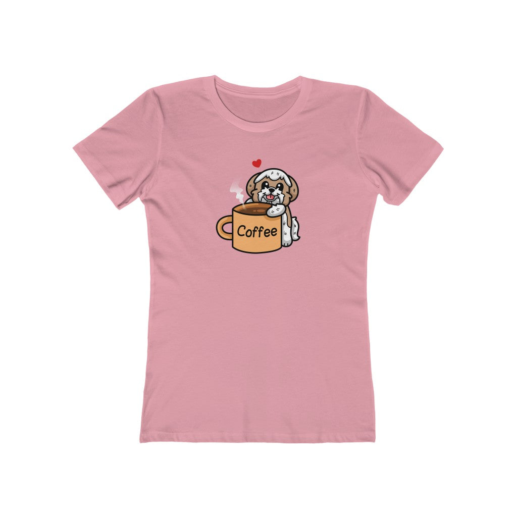 Coffee Tzu | Women's Fitted Tee