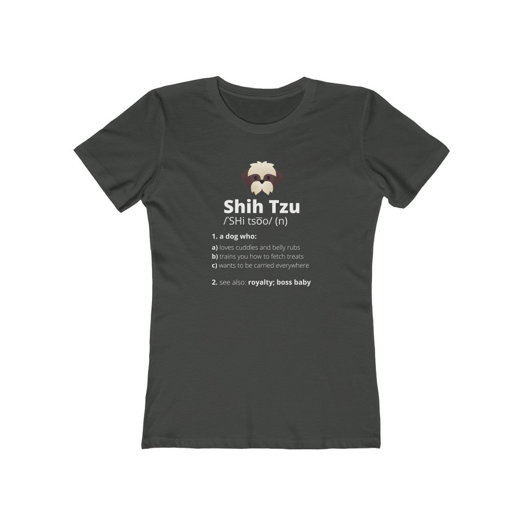 Shih Tzu Dictionary | Women's Fitted Tee