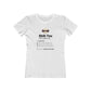 Shih Tzu Dictionary | Women's Fitted Tee