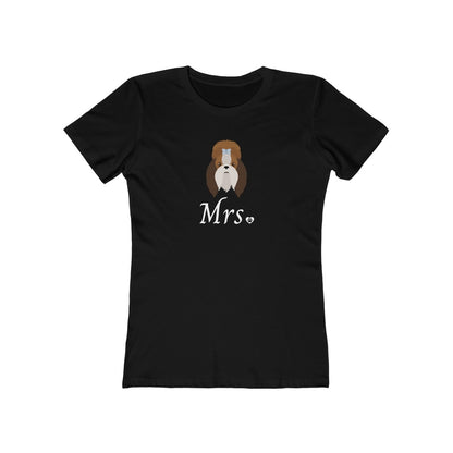 Mrs Shih Tzu Wedding | Women's Fitted Tee