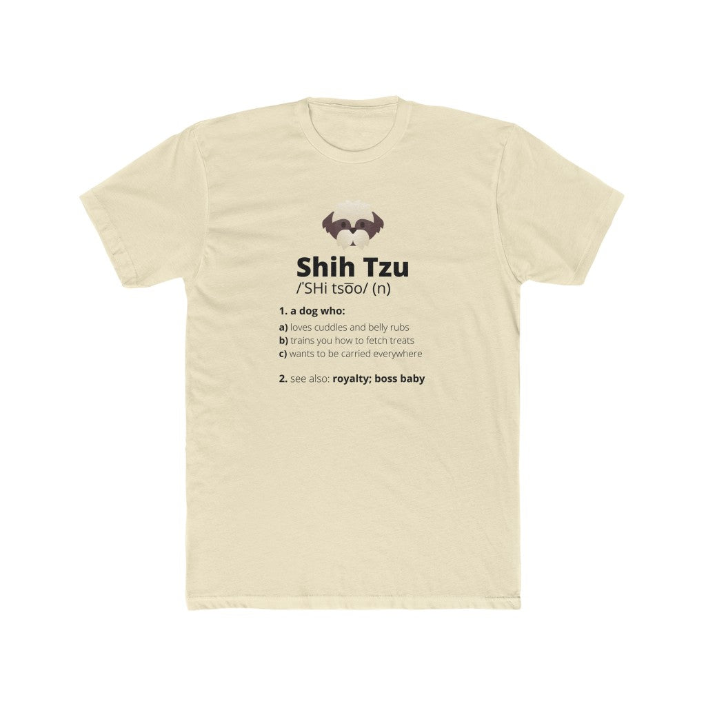 Shih Tzu Dictionary | Men's Fitted Tee