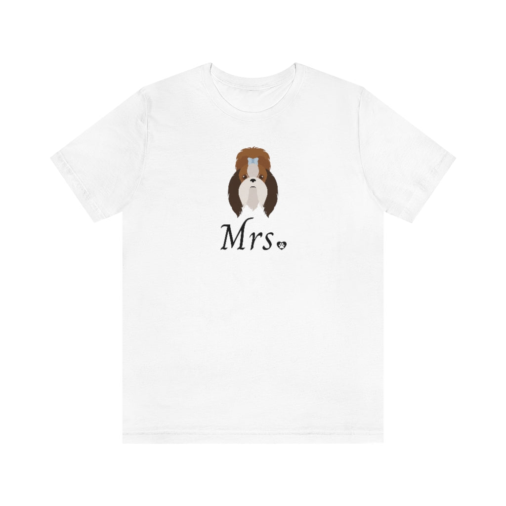 Mrs Shih Tzu Wedding | Unisex Relaxed Fit Tee