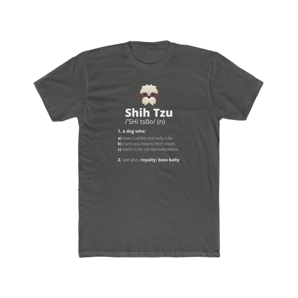 Shih Tzu Dictionary | Men's Fitted Tee