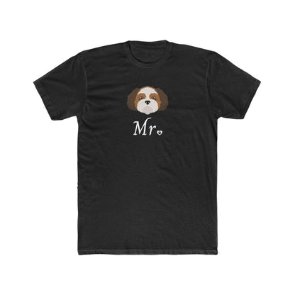 Mr Shih Tzu Wedding | Men's Fitted Tee