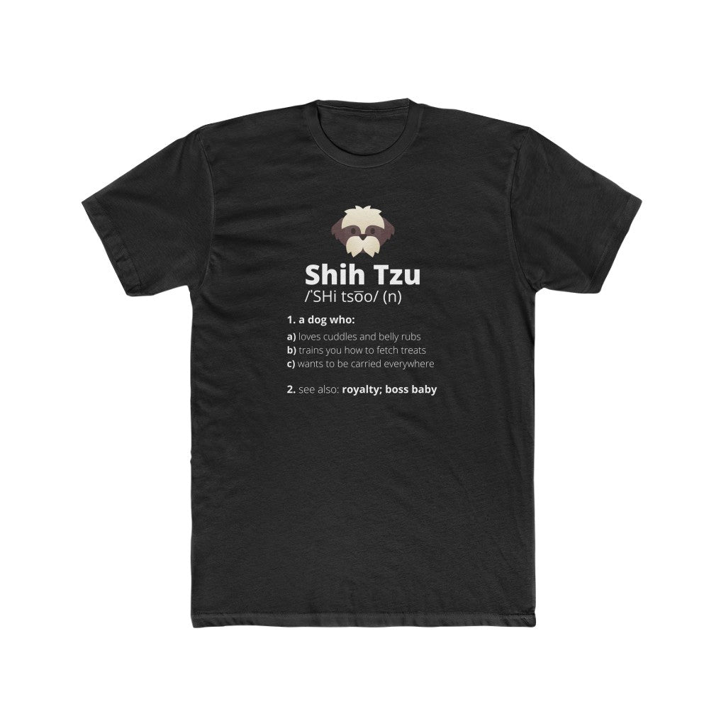 Shih Tzu Dictionary | Men's Fitted Tee