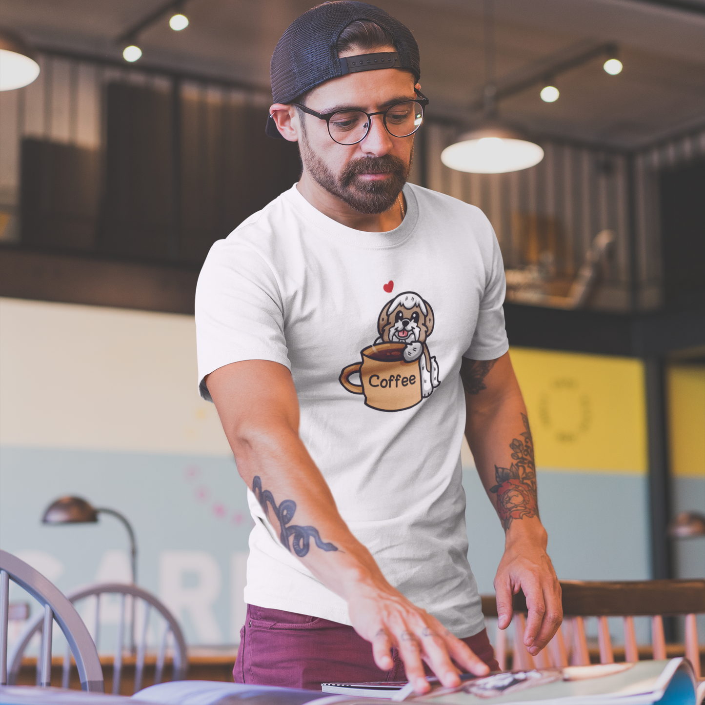 Coffee Tzu | Men's Fitted Tee