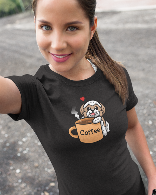 Coffee Tzu | Women's Fitted Tee