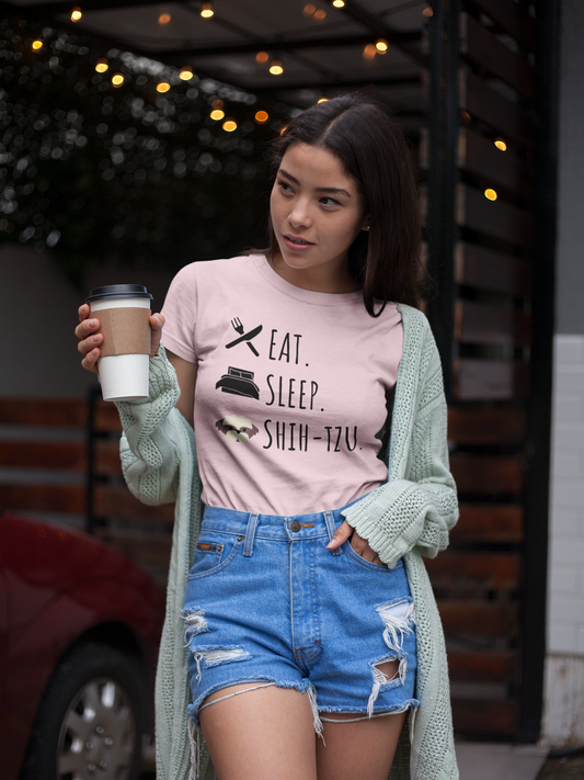 Eat. Sleep. Shih Tzu. | Unisex Relaxed Fit Tee