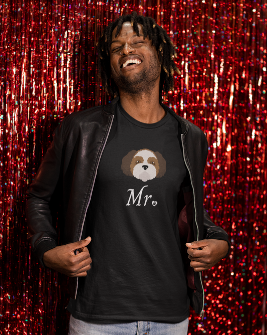 Mr Shih Tzu Wedding | Unisex Relaxed Fit Tee