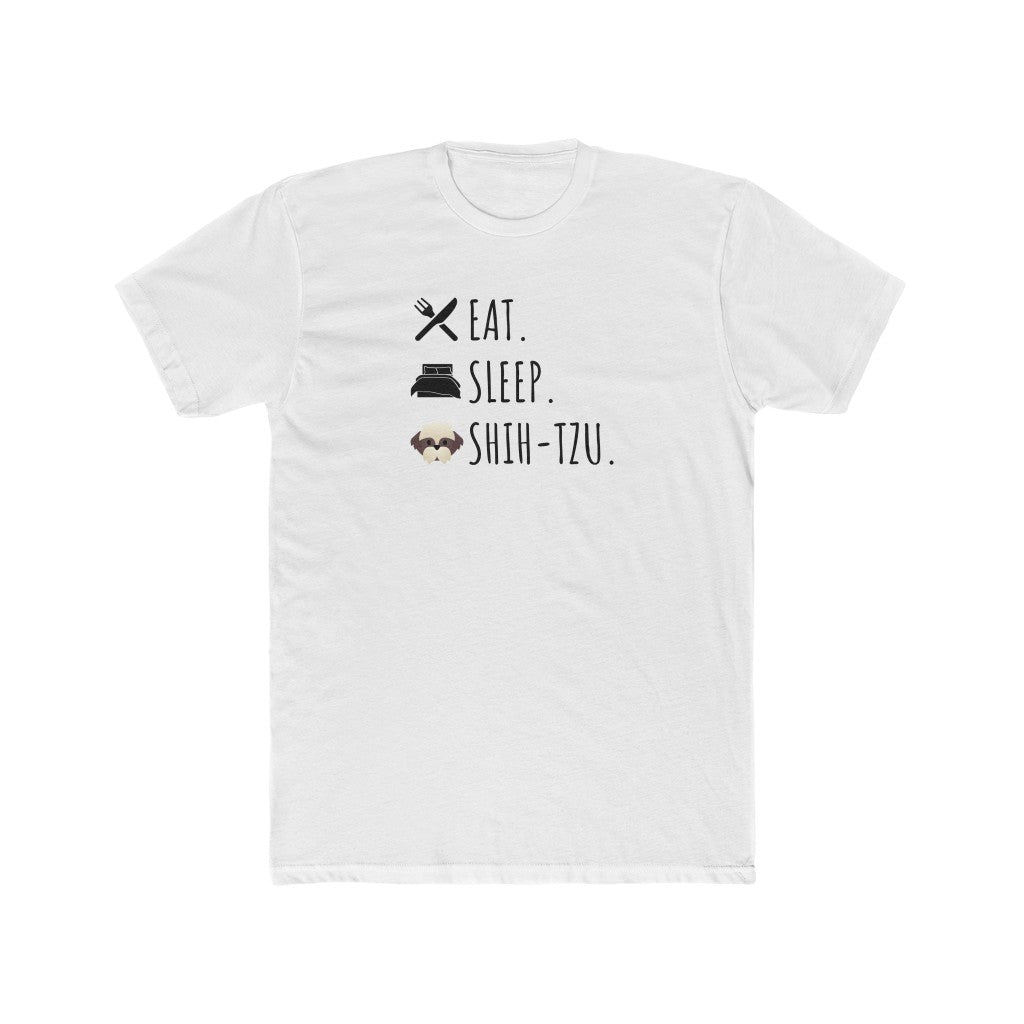 Eat. Sleep. Shih Tzu. | Men's Fitted Tee