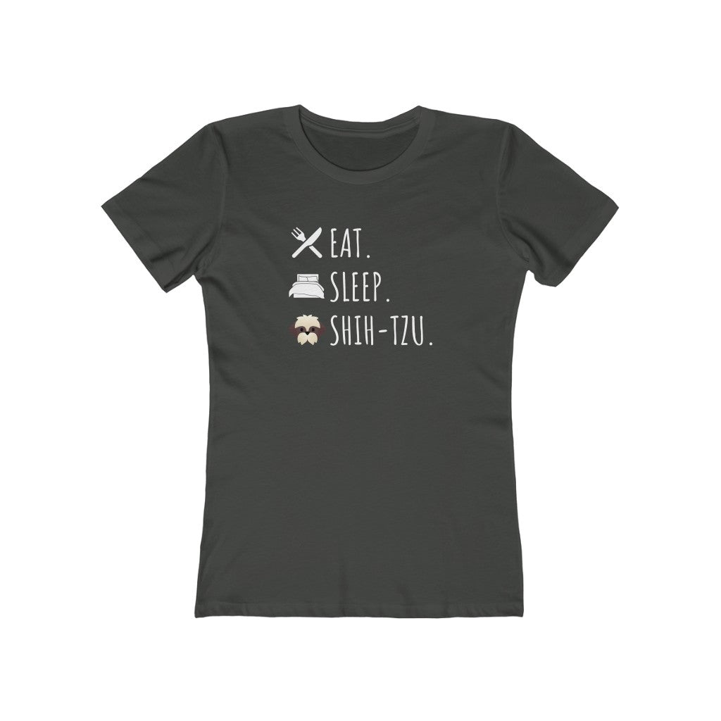 Eat. Sleep. Shih Tzu. | Women's Fitted Tee