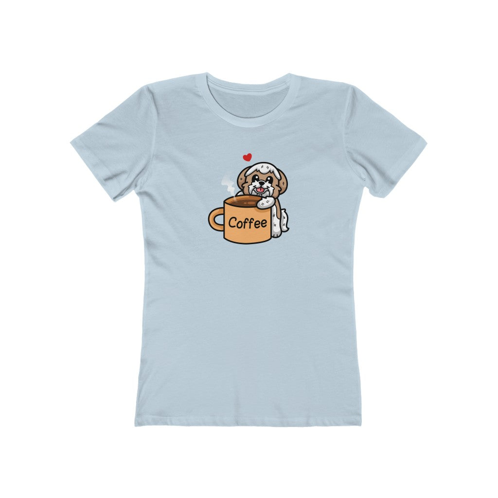 Coffee Tzu | Women's Fitted Tee